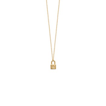 Collier Brillaxis cadenas et oxyde d ezirconium