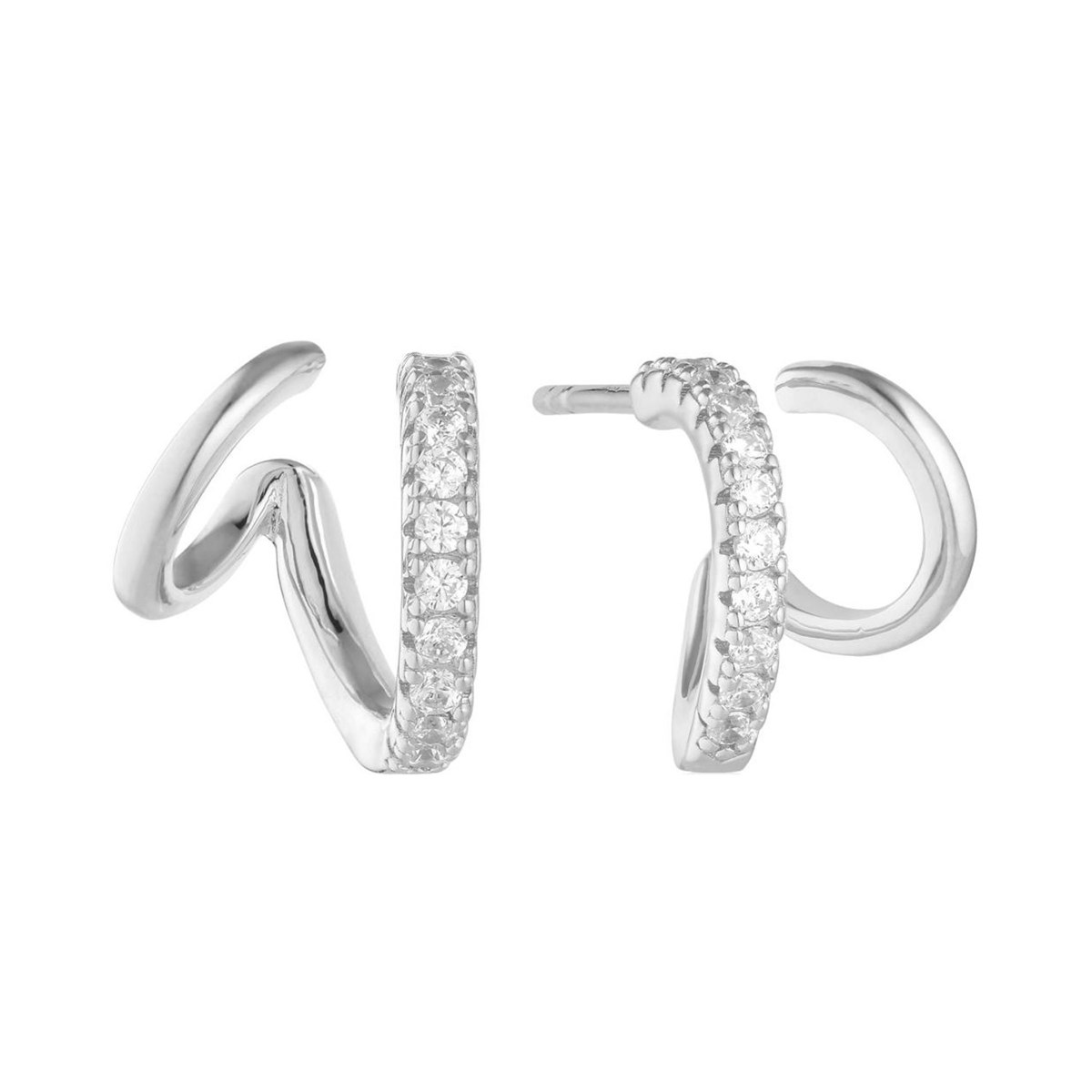 Boucles d'oreilles Sif Jakobs Ellera Due argent_x000D_
petit modèle