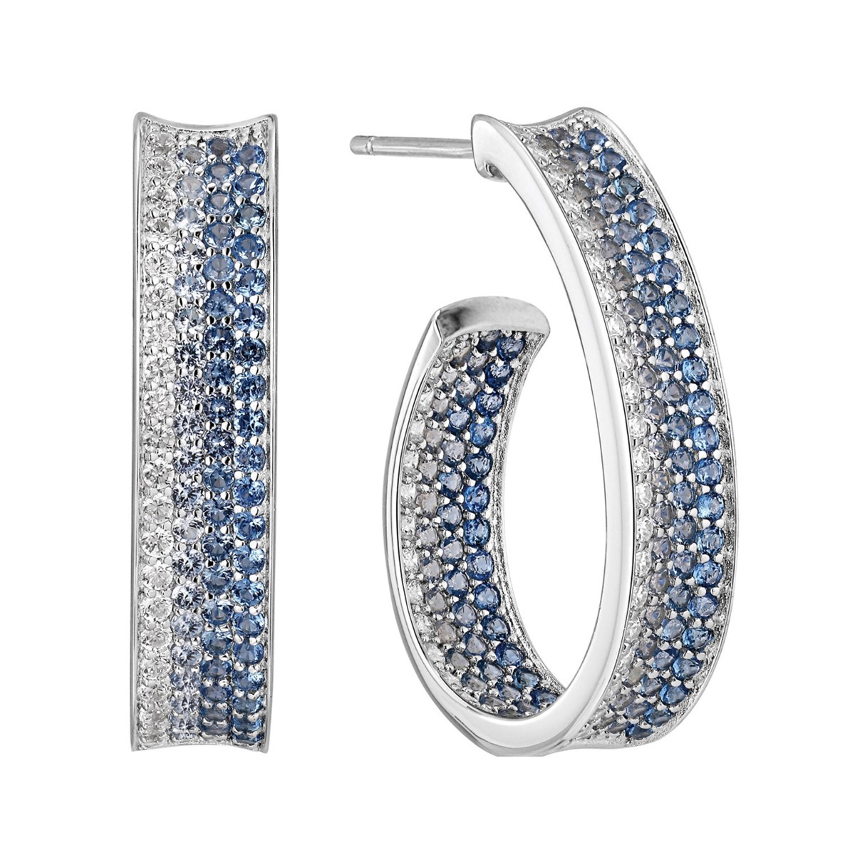 Boucles d'oreilles SIF JAKOBS FELLINE CONCAVO_x000D_
Oxydes de zirconium bleus