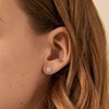 Boucles d'oreilles Agatha Gloria argent - vue V2