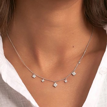 Collier Agatha Beloved pampilles argent