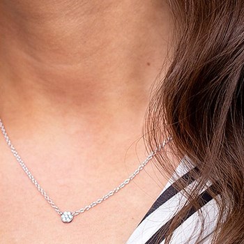 Collier Sif Jakobs CECINA argent/oxydes de zirconium