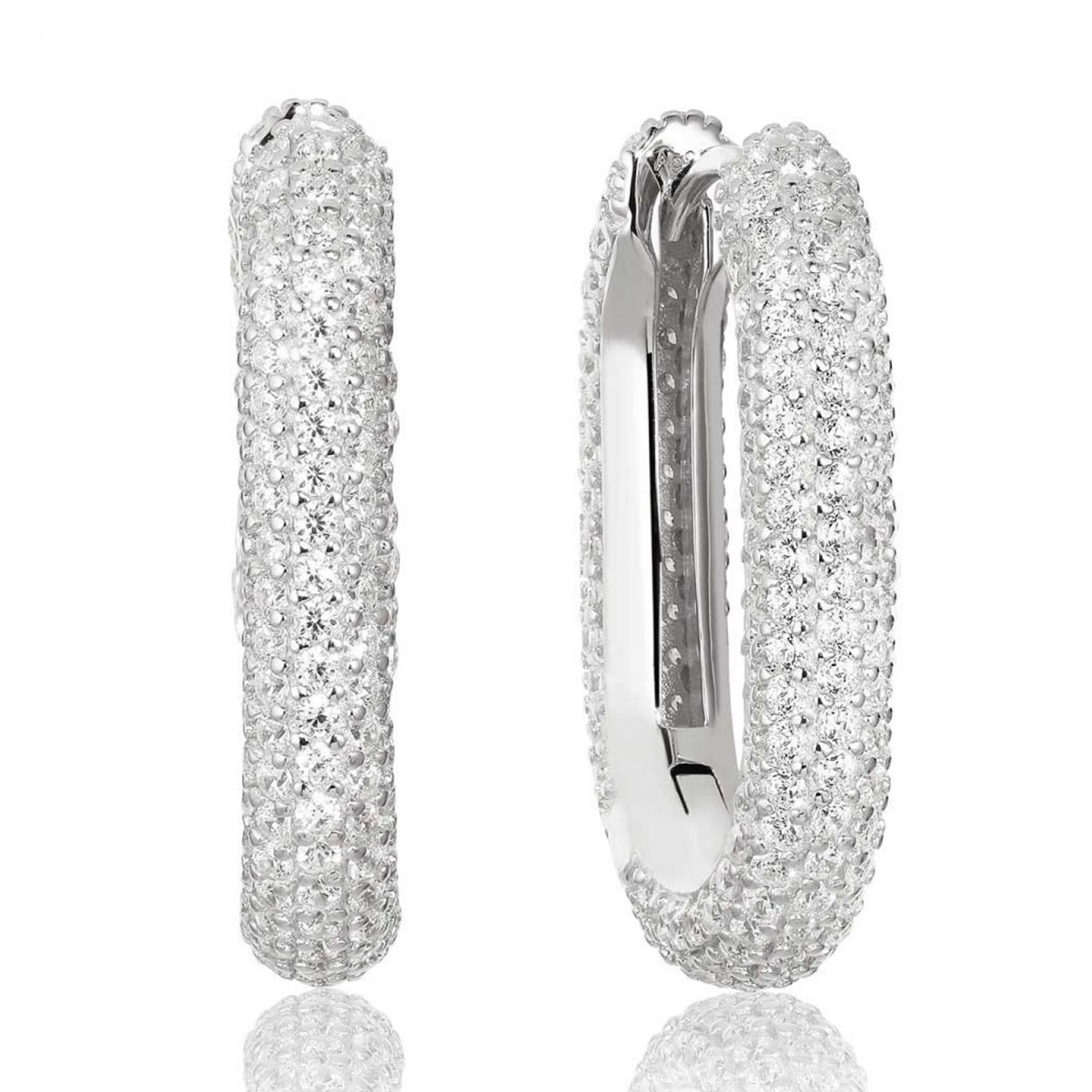 Boucles d'oreille Sif Jakobs CAPRI MEDIO_x000D_
argent et oxydes de zirconium