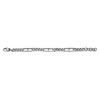 Bracelet homme Fossil Heritage D-Link acier