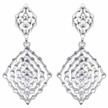 Trendy earring in 925 sterling silver