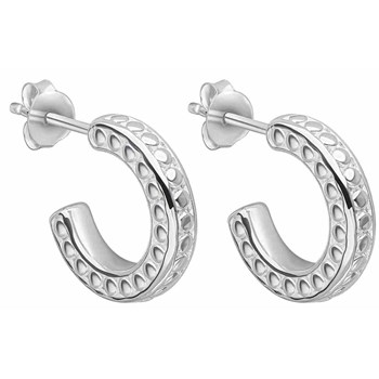 Trendy earring in 925 sterling silver