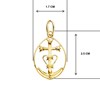 Collier - Médaille Croix Camarguaise Or Jaune - Chaine Dorée - vue V3