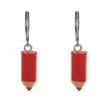 Boucles d'Oreilles Acier Inoxydable Dormeuse Petit Crayon