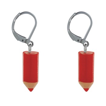 Boucles d'Oreilles Acier Inoxydable Dormeuse Petit Crayon