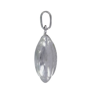Pendentif Argent 925 Ballon de Rugby