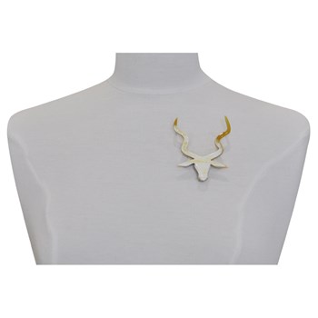 Broche Impala en Corne Modèle 2
