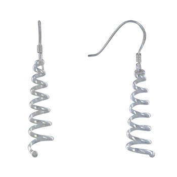 Boucles d'Oreilles Argent 925 Cône Tourbillon