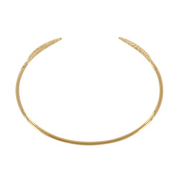 Bracelet Plaqué Or Demi Jonc Soleil de Billes Ajouré