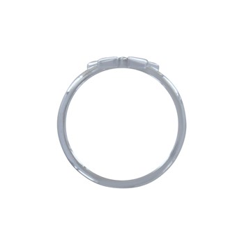 Bague Argent 925 Rhodié Etoile du Berger