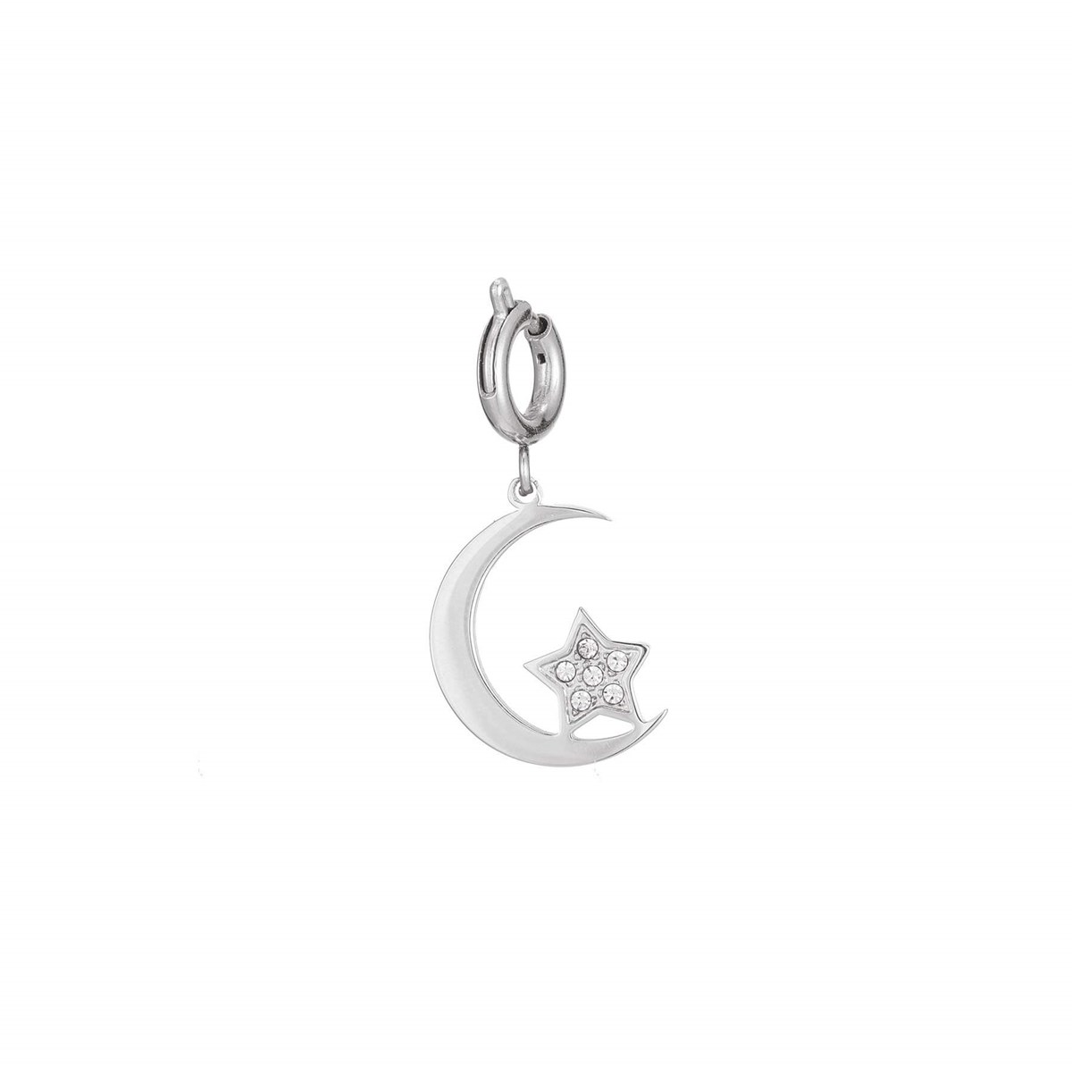 Charm Lune acier