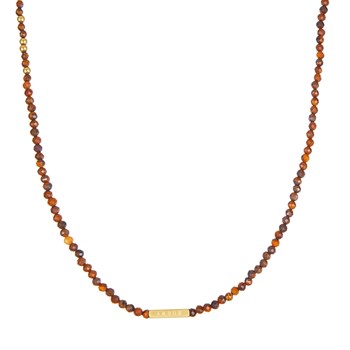 Tiger eye love necklace