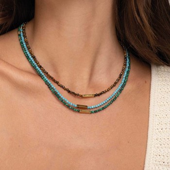 Amour Howlite blue necklace