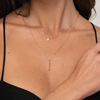 Meerrijige Joy gouden strass