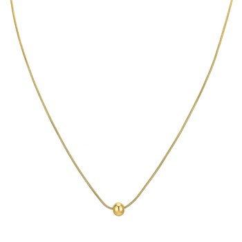 Asio steel gold necklace