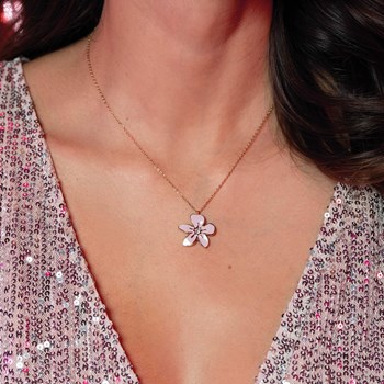 Doriane gold-plated steel necklace