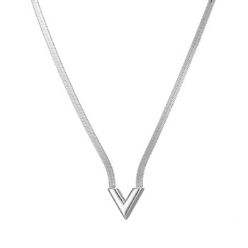 V collar Flat steel mesh