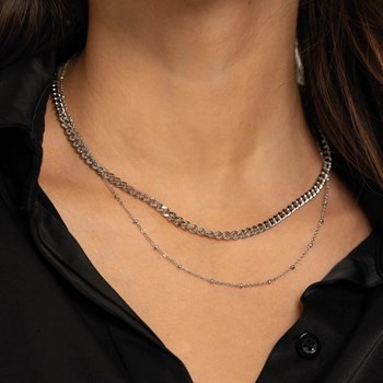 Eolia steel necklace