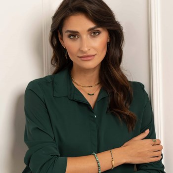 Isa Malachite Stone Necklace