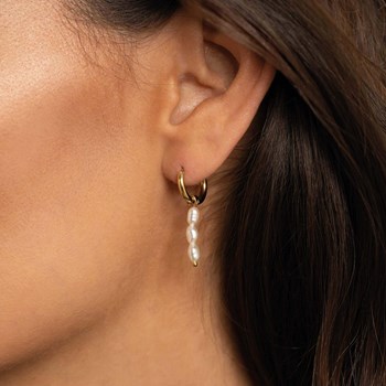Boucles Tahoré Perles nacre
