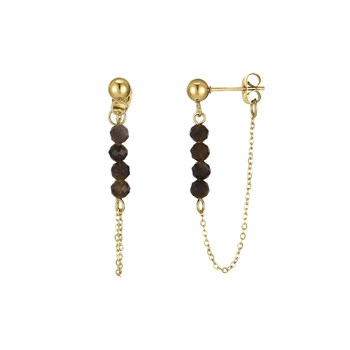 Isa Pierres Obsidienne Earrings