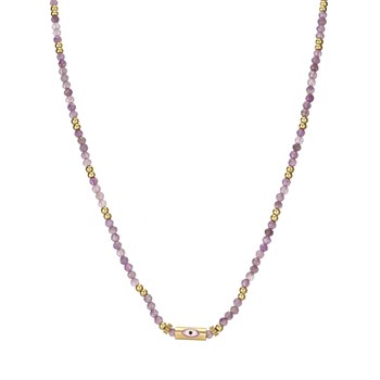 Amethist Lucky Eye ketting