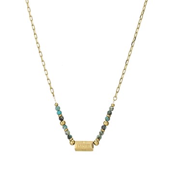 Collier Totem Turquoise Africaine
