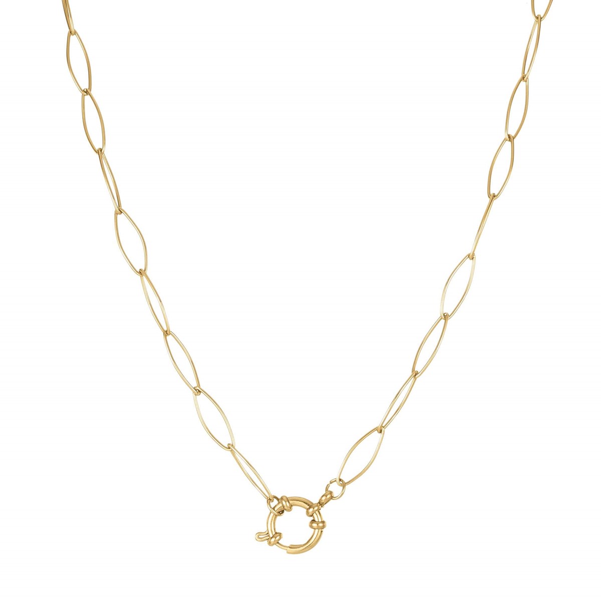 Collier Anneau doré Luza Charms