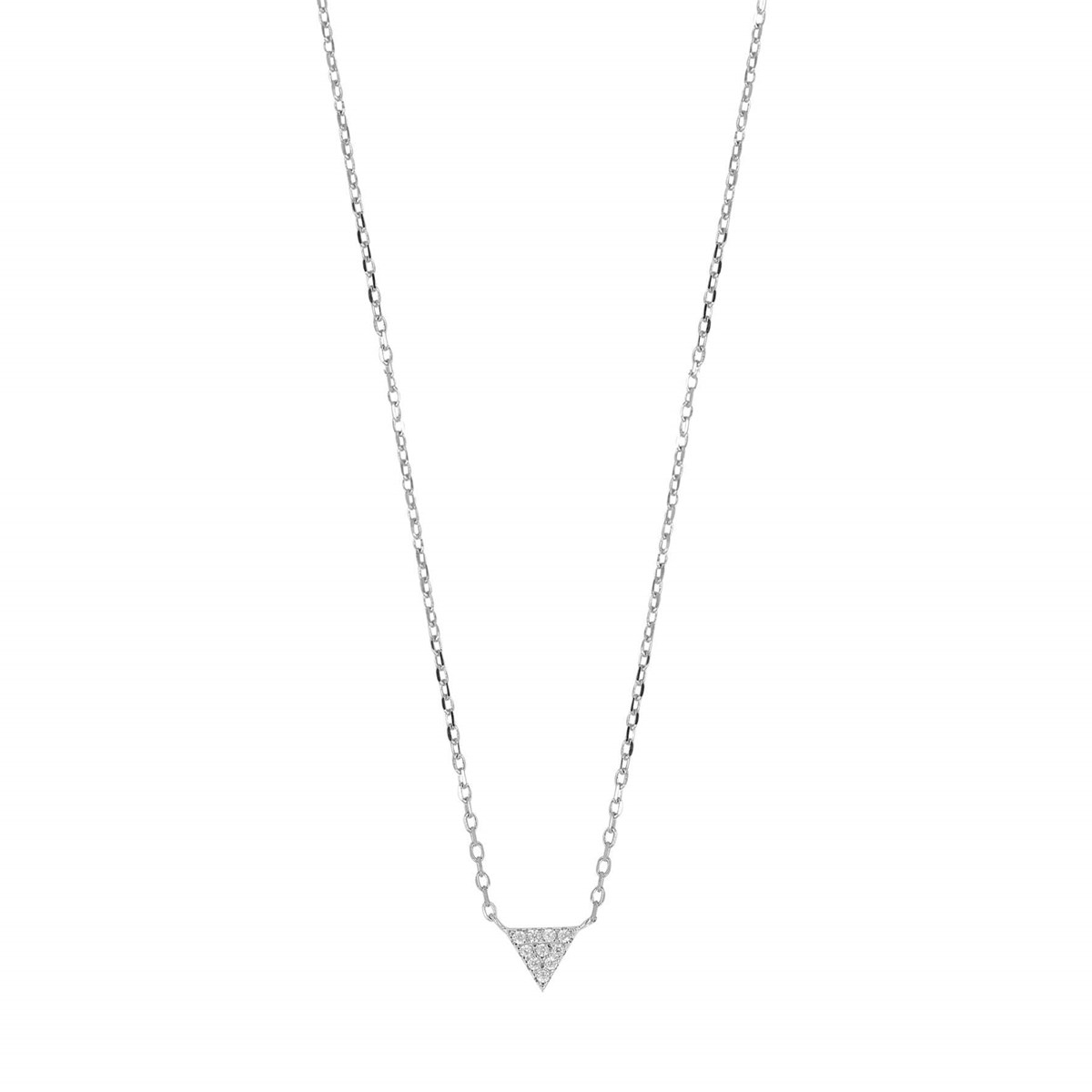 Collier Triangle Argent 925