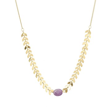 Foro gouden collier Amethist