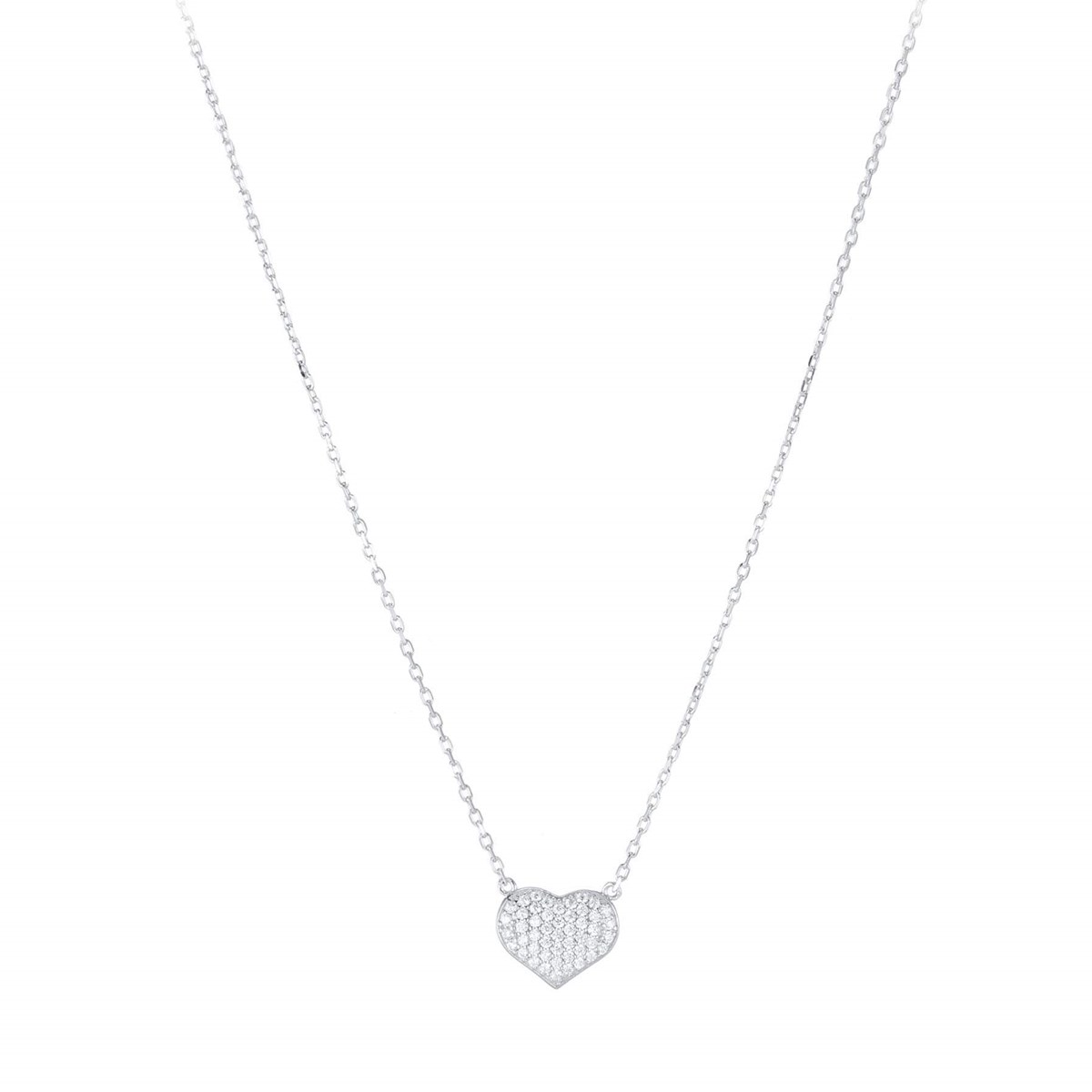 Collier Amour Argent 925 - vue 2