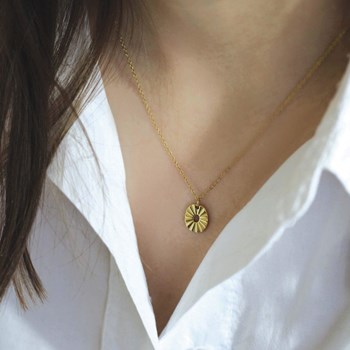 Joa stalen gouden ketting
