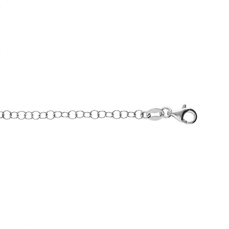 Bracelet femme charm's argent - Maille ronde - Les Charm'antes