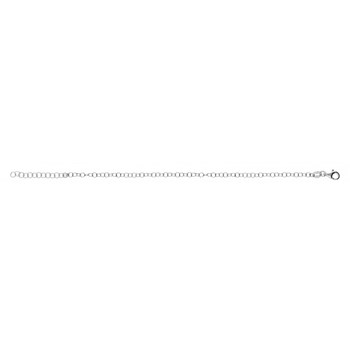 Bracelet femme charm's argent - Maille ronde - Les Charm'antes