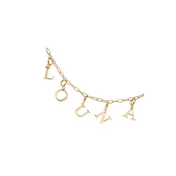 Bracelet femme charm's Plaqué or - Maille ronde - Les Charm'antes