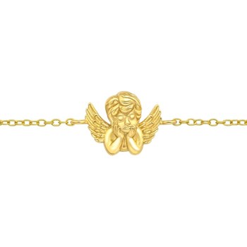 Bracelet ange plaqué Or en argent 925