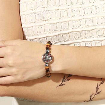 Bracelet Snap Oeil du tigre