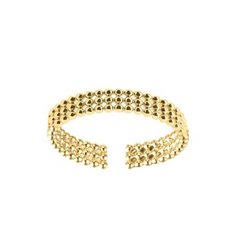 Gouden parelring
