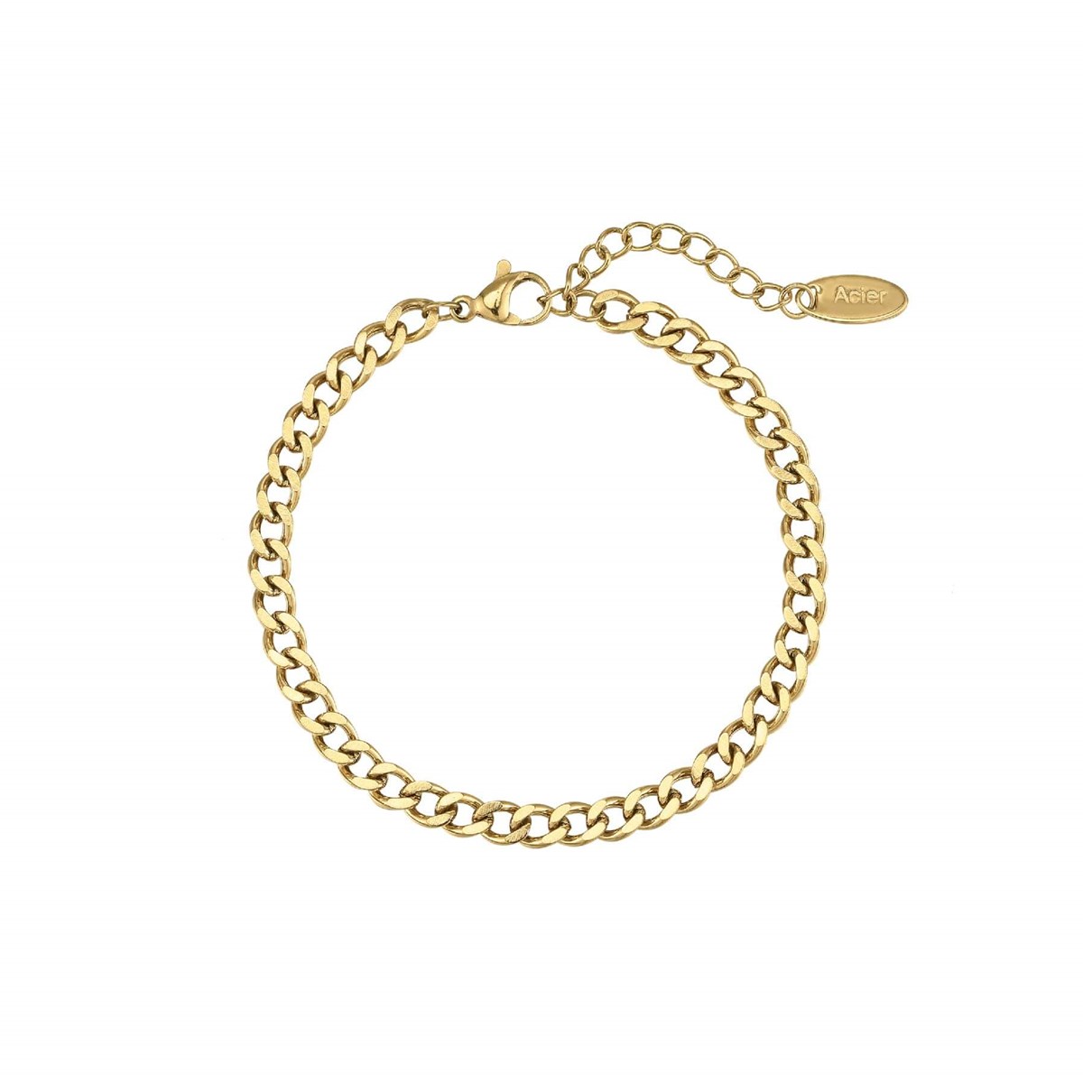 Bracelet Eolia acier doré or