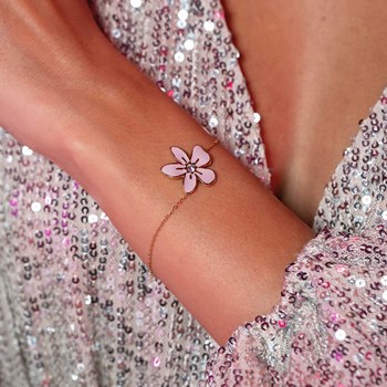 Doriane verguld stalen armband