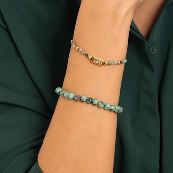 Afrikaanse turkoois stenen armband