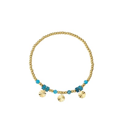 Bracelet Cancun Pierres Apatite Bleue LUZAKA MATY