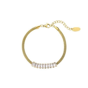 Elvira verguld stalen armband