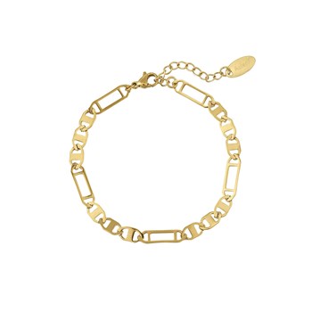 Bracelet Joan acier doré or