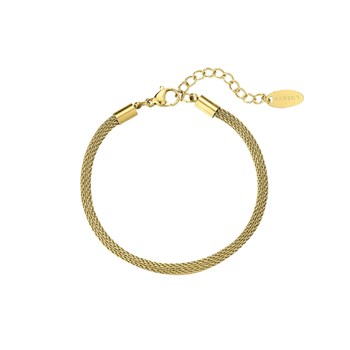 Bracelet chaine Lausanne acier doré or