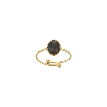 Bague Aurora Quartz noir